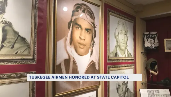 Tuskegee airmen honored at the state Capitol