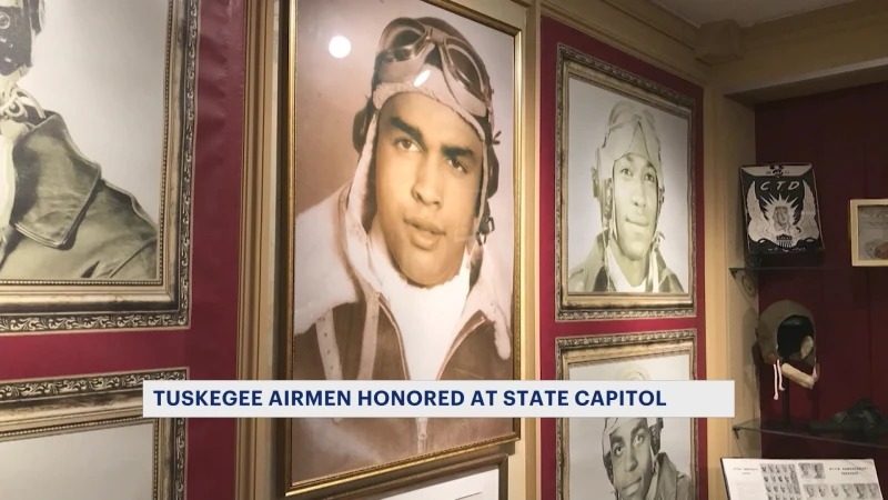 Story image: Tuskegee airmen honored at the state Capitol