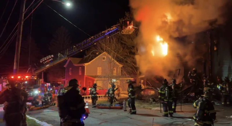 Story image: Fire destroys home in Village of Goshen 