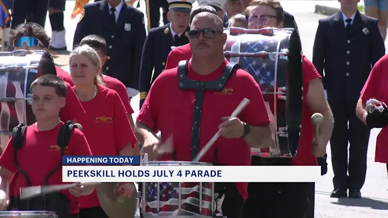 Story image: Peekskill residents celebrate at annual 4th of July parade