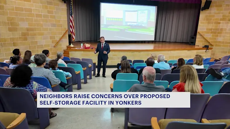 Story image: Community erupts in frustration over proposed storage facility