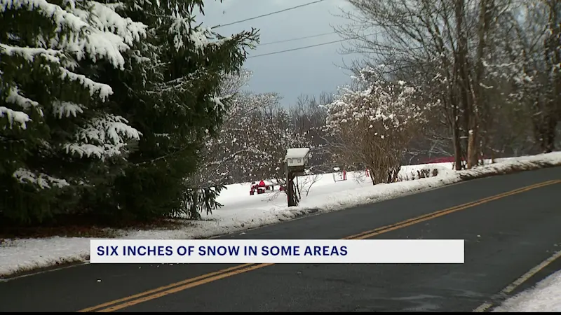 Story image: Heavy winds cause concern following snow in New Milford