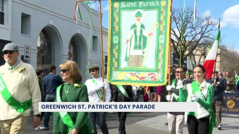 Story image: Thousands celebrate in Greenwich during 48th annual St. Patrick’s Day Parade