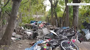 Suffolk County aims to clean up Brentwood dumping site, homeless encampment