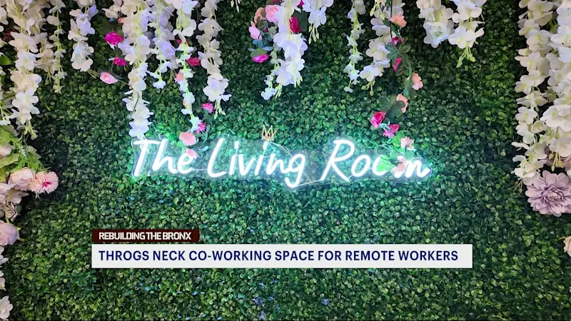 Story image: The Living Room offers quiet spaces for remote workers