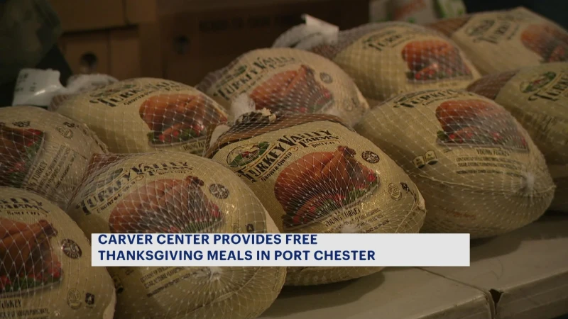 Story image: Over 800 families receive free Thanksgiving meals in Port Chester