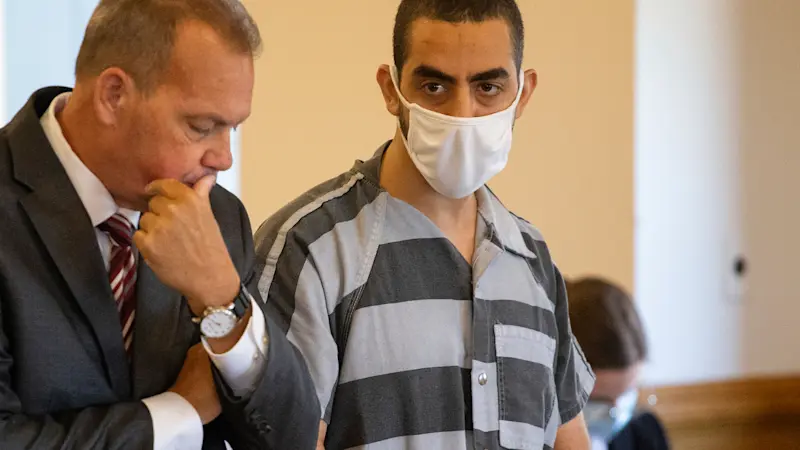 Story image: Man convicted in terrorism trial over the 2022 stabbing of author Salman Rushdie