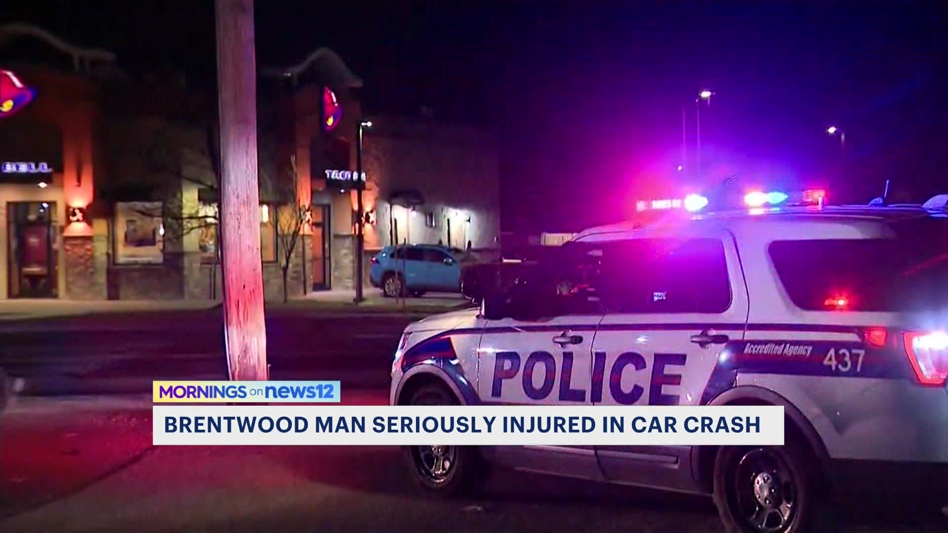 Police Brentwood man seriously injured in 4car crash in Commack