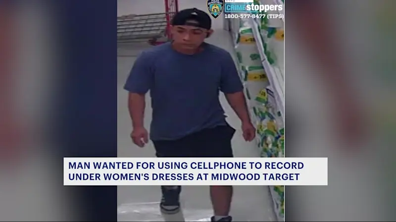 Story image: Man wanted in connection for trying to look under women’s clothing at Target