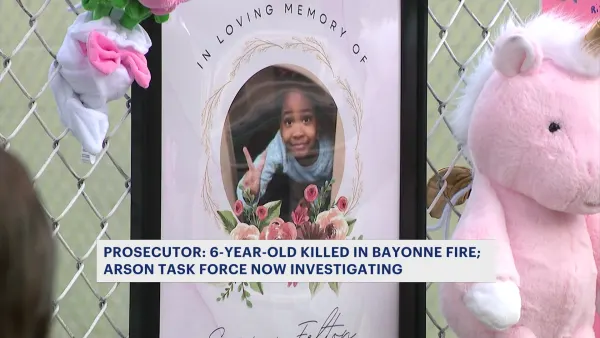 Community mourns 6-year-old girl killed in multialarm fire inside Bayonne home