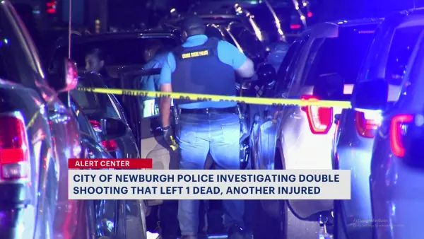 Double shooting leaves 1 dead in Newburgh, police seek public's help to make arrest