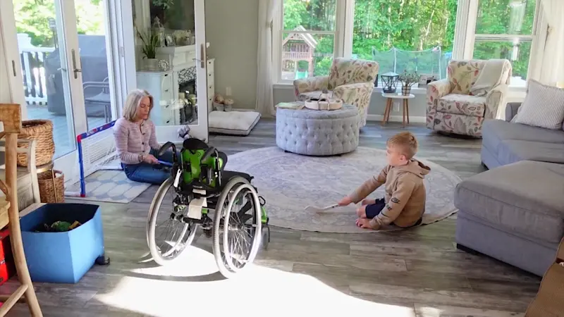 Story image: Yorktown Heights family facing new challenges after chairlift falls into disrepair