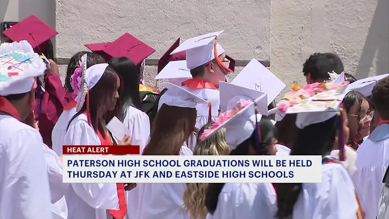 Story image: Paterson reschedules HS graduation ceremonies amid heat-related cancellations