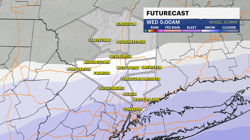 Story image: STORM WATCH: More snow and wintry weather expected this week in the Hudson Valley