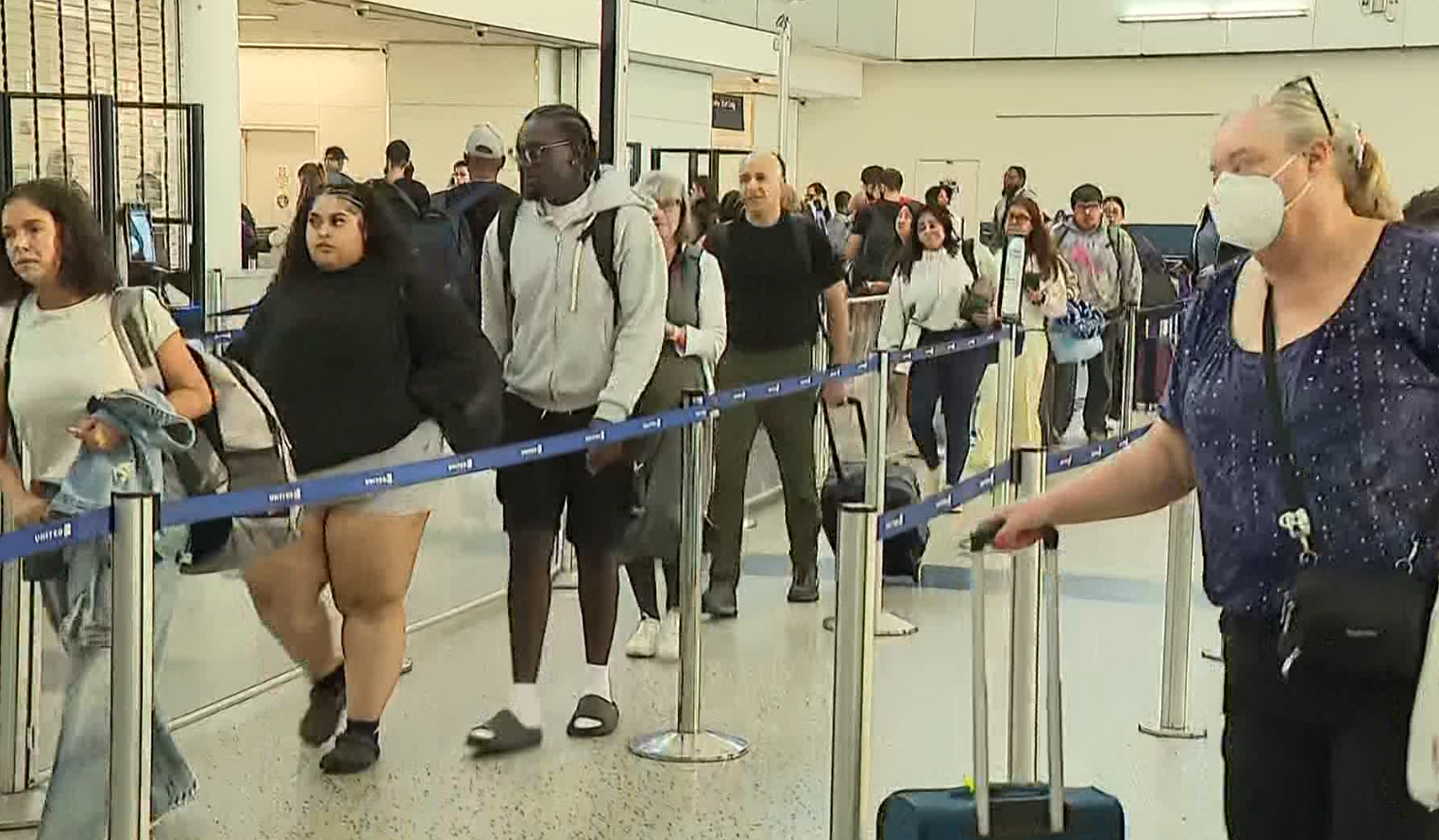 World Cup fans fill Newark Airport as thousands head home after final