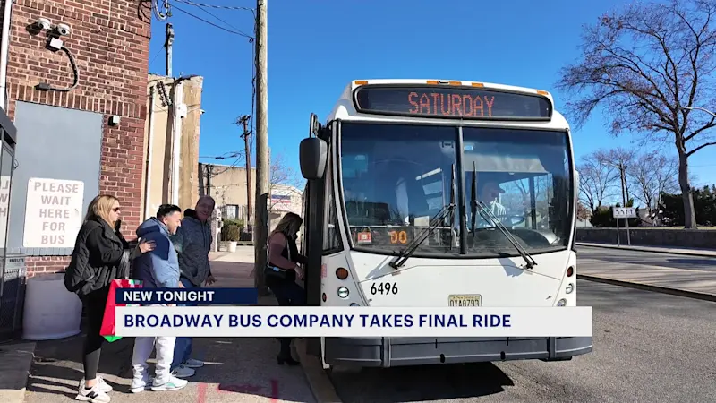 Story image: Bayonne's Broadway Bus Company makes final ride after 100 years