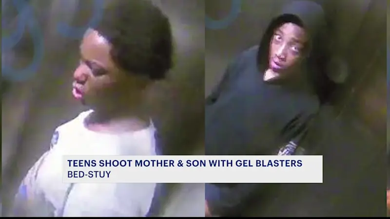 Story image: Sources: Mother and son shot by gel pellets in Bed-Stuy