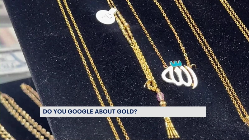 Story image: Googling for Gold: Research finds New York searches for gold - a lot