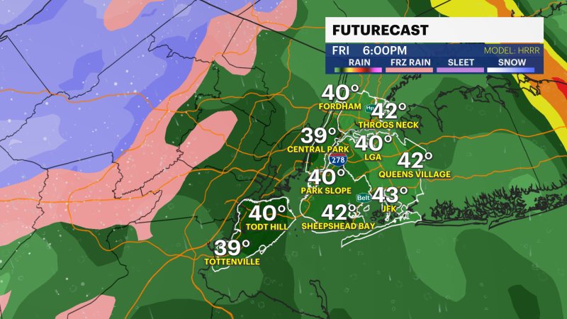 Story image: Messy travel conditions continue as rain and some wet snow likely