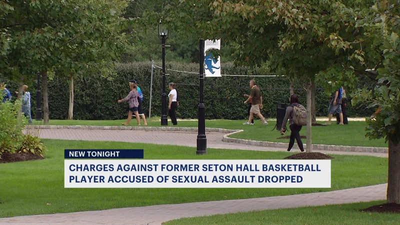Story image: Prosecutors drop sexual assault charges filed against former Seton Hall basketball player