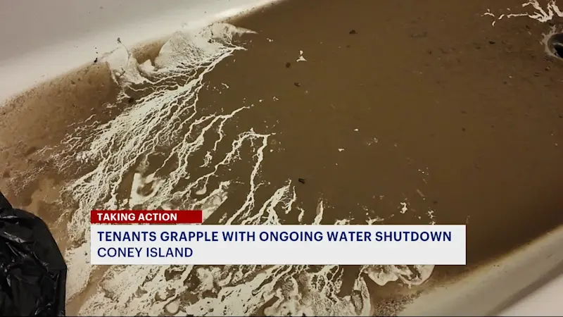 Story image: Coney Island NYCHA residents still dealing with on-and-off water shutoffs, aftermath left behind