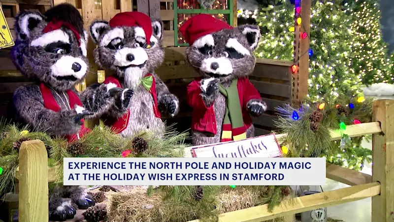 Story image: Main Street Connecticut: Experience Christmas at the Holiday Wish Express Stamford