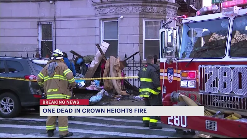 Story image: 1 person dead in fire at Crown Heights apartment