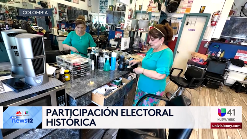 Story image: Univision 41 News Brief: Participacíon electoral historica