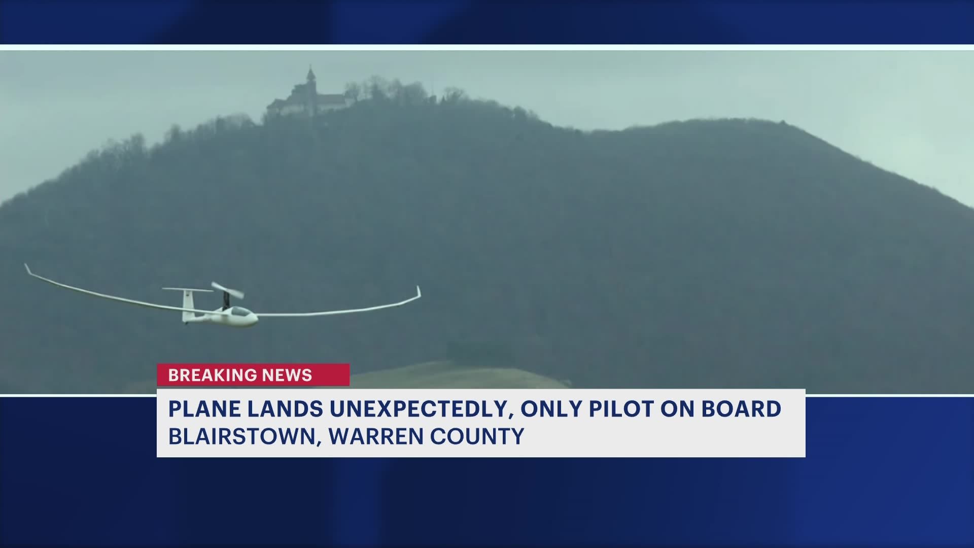 FAA Plane makes unexpected landing in Blairstown
