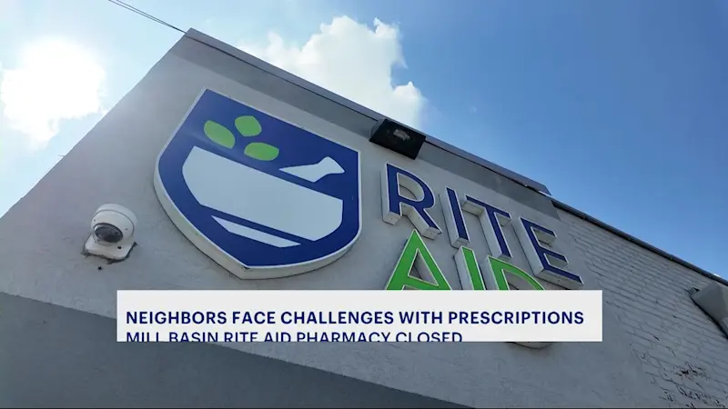Story image: Mill Basin residents scrambling to fill prescriptions after Rite Aid pharmacy closes