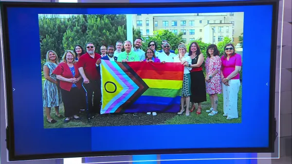 Bergen New Bridge Medical Center holds flag raising ceremony for Pride Month