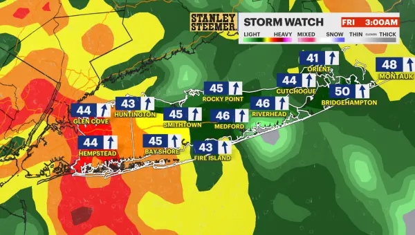 STORM WATCH: Periods of heavy rain, thunderstorms possible to close out the workweek