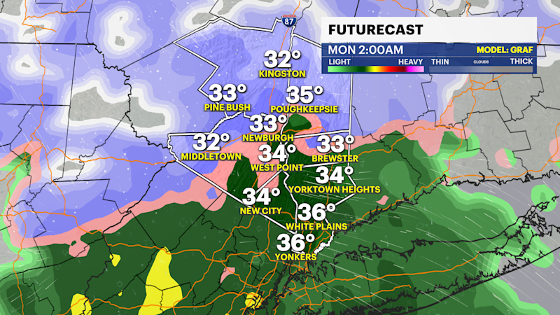 Story image: STORM WATCH: Snow and rain overnight in the Hudson Valley