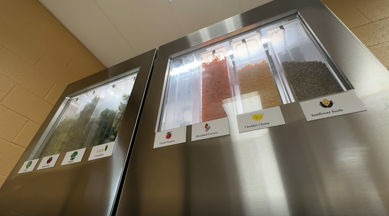 Story image: Bridgeport Public Schools roll out 'first-of-its-kind' touchless salad bar