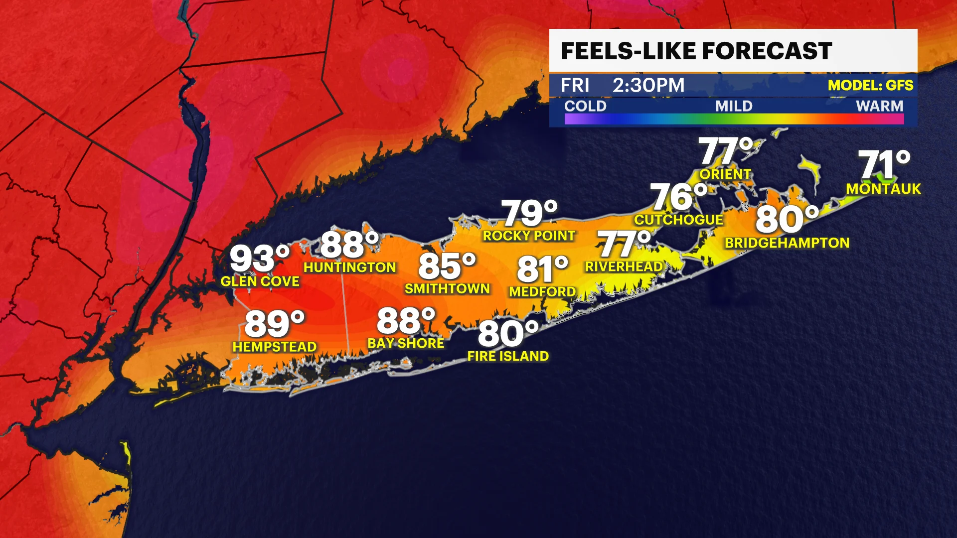 HEAT ALERT: Hot and humid weather moves in Tuesday for Long Island