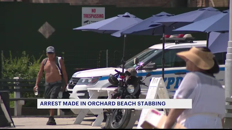 Story image: NYPD: 1 arrested in Orchard Beach stabbing near playground 
