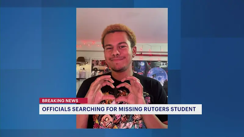 Story image: Police search for missing Rutgers student at Colliers Mill