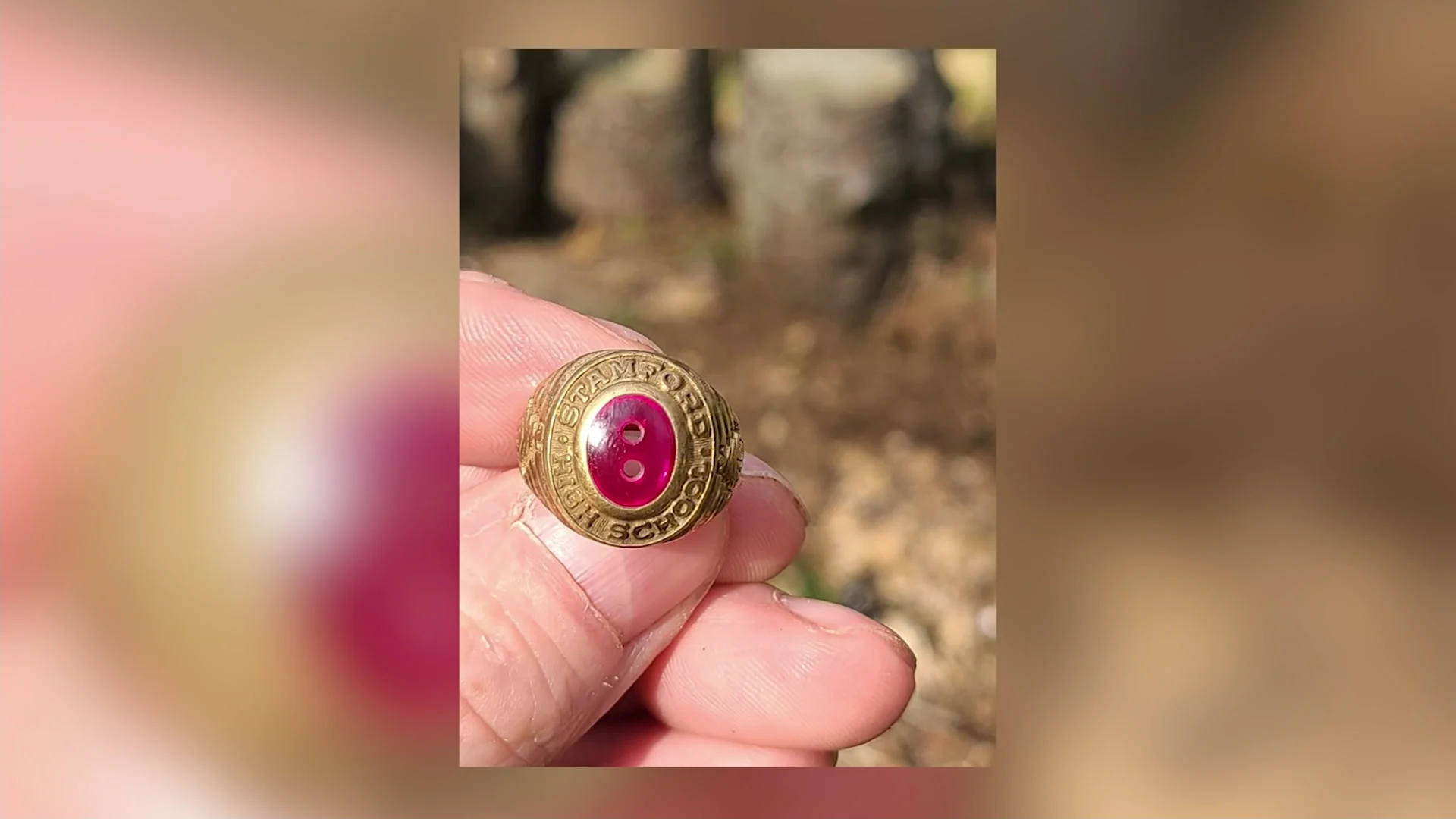 Stamford woman’s family reunited with class ring from 1946
