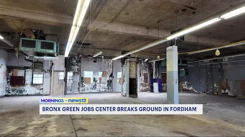 Story image: Bronx Green Jobs Center begins construction in Fordham 