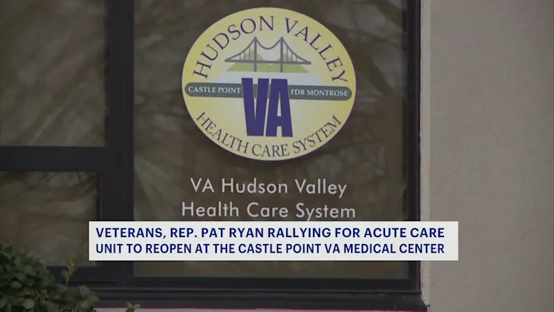 Story image: Veterans rally with Rep. Pat Ryan to reopen VA unit for vets with addiction and mental health issues