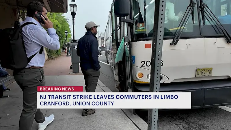 Story image: Commuters brace for impacts from the halting of NJ Transit trains