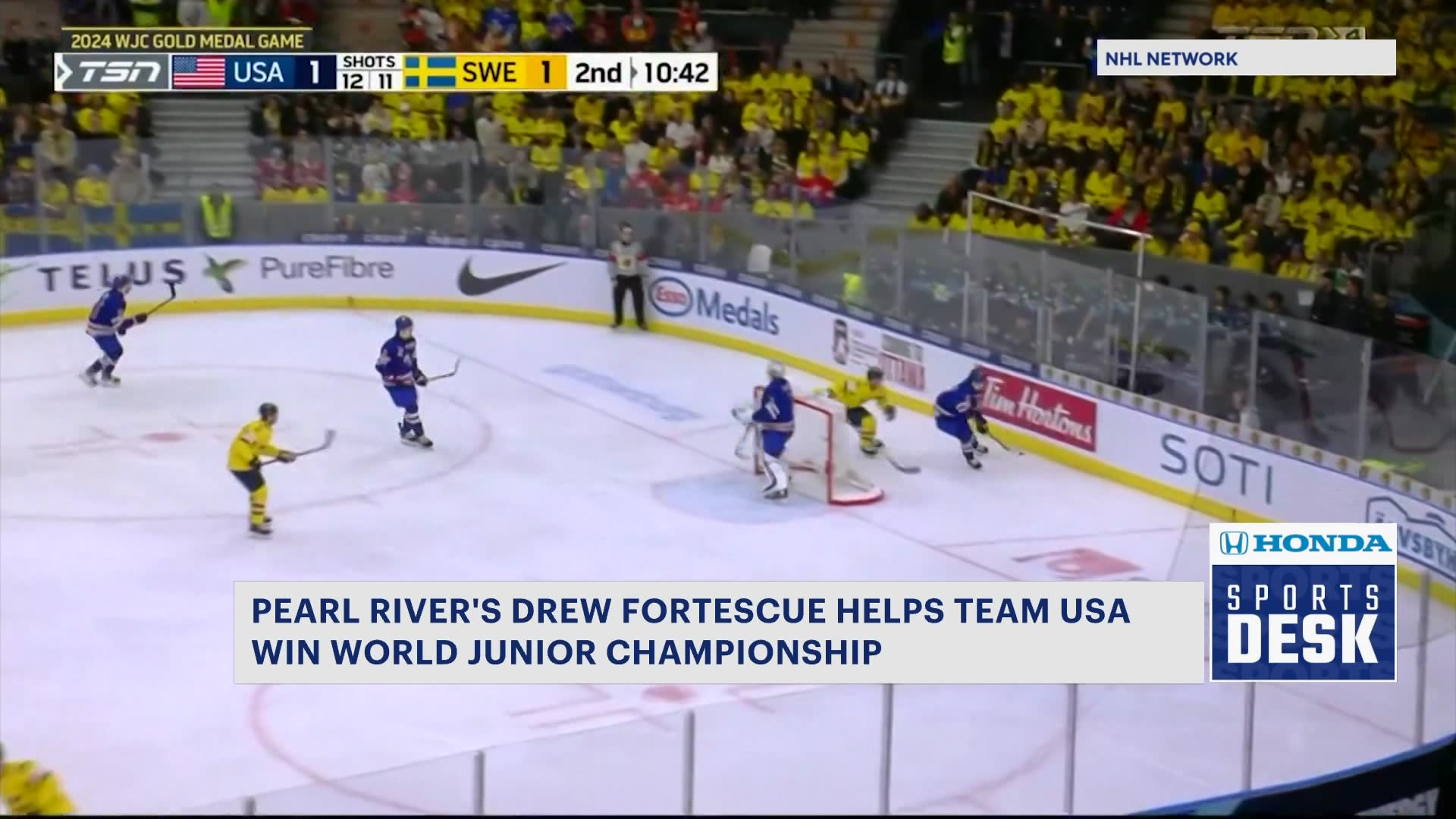 Pearl River's Drew Fortescue, Team USA victors at World Junior Ice ...