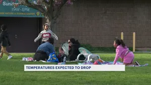 New Jersey residents enjoyed warm spring temps ahead of chilly, windy evening