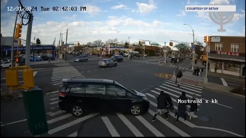 Story image: Car plows through crosswalk in Midwood; 2 women, baby and child struck