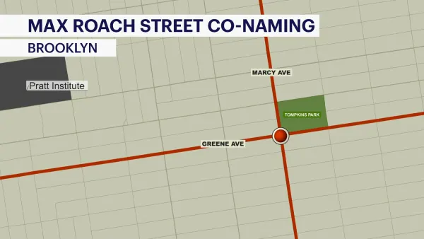Bed-Stuy street co-named for legendary jazz drummer, Brooklyn native Max Roach