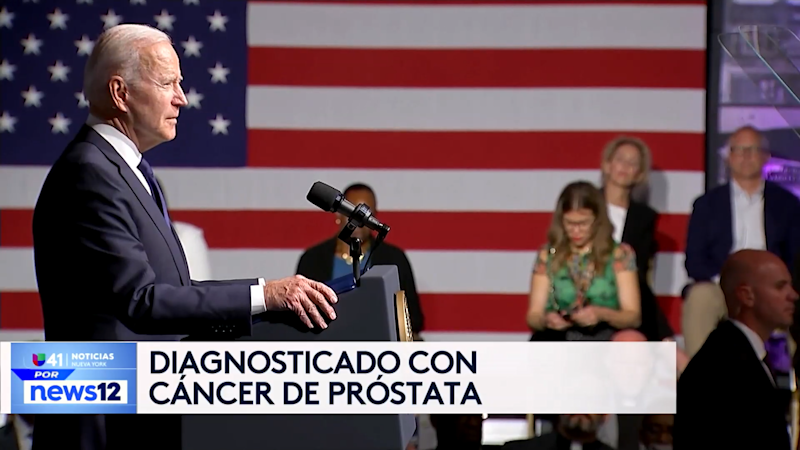 Story image: Univision 41 News Brief: Expresidente Biden afirma que sufre de cáncer de próstata