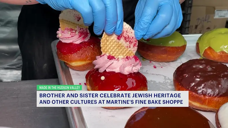 Story image: Brother and sister celebrate Jewish heritage and other cultures at Martine's Fine Bake Shoppe