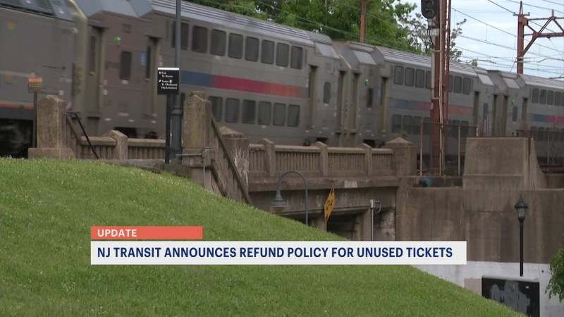 Story image: NJ Transit announces refund policy for unused one-way tickets