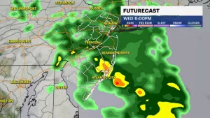 Nice weather ends: Rain, cooler temperatures for Wednesday through Friday
