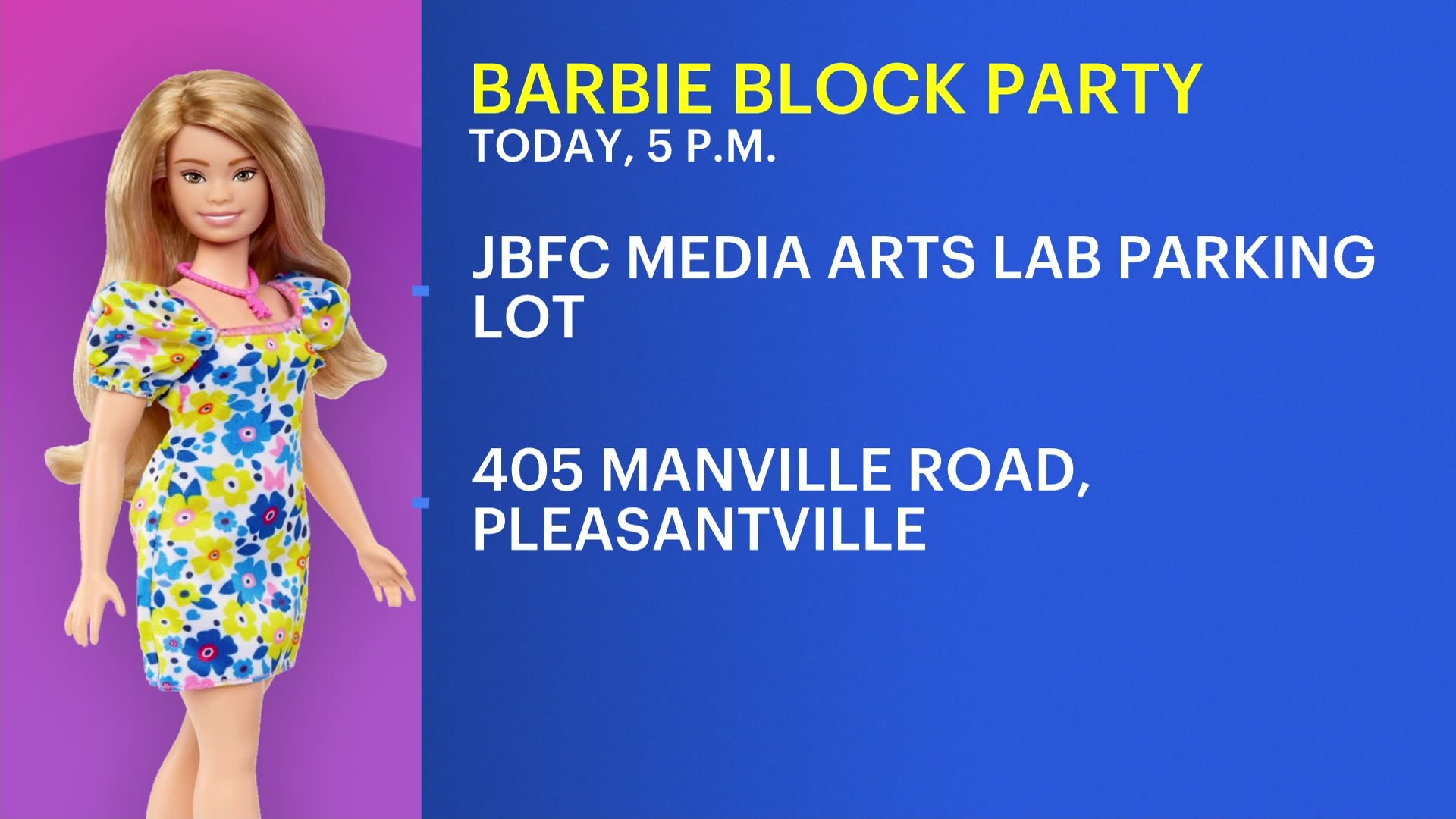Barbie themed Block Party To Be Held In Pleasantville barbie-themed-block-party-to-be-held-in-pleasantville